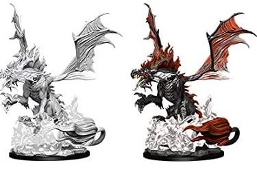 Pathfinder Deep Cuts Unpainted Miniatures: W12 Nightmare Dragon